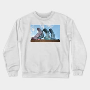 Legs Walking by Kenneth Armitage - Park Row, Leeds Crewneck Sweatshirt